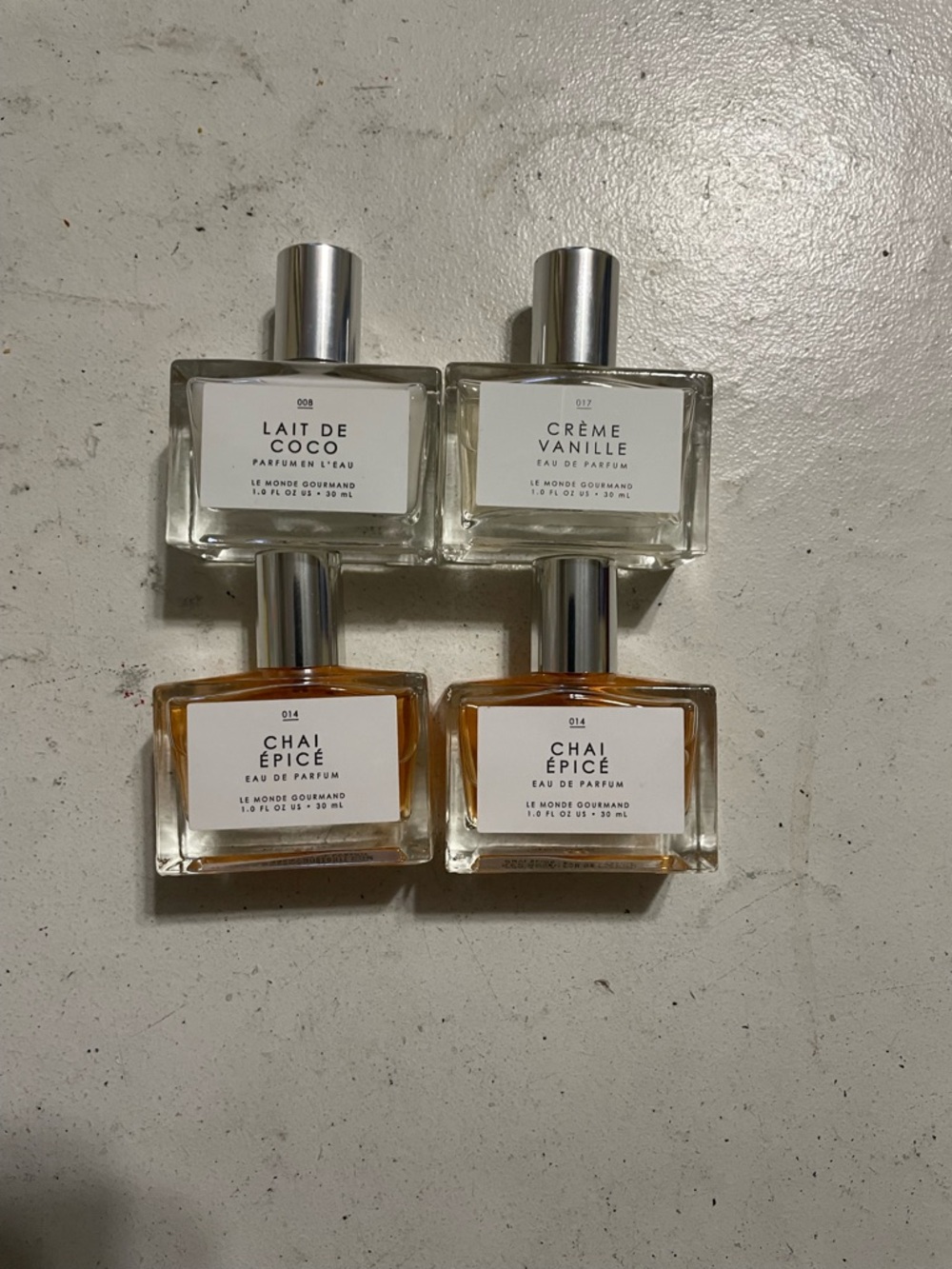 Lot Of 4 spray Eau de parfum